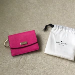 Kate Spade coin /cc key chain wallet